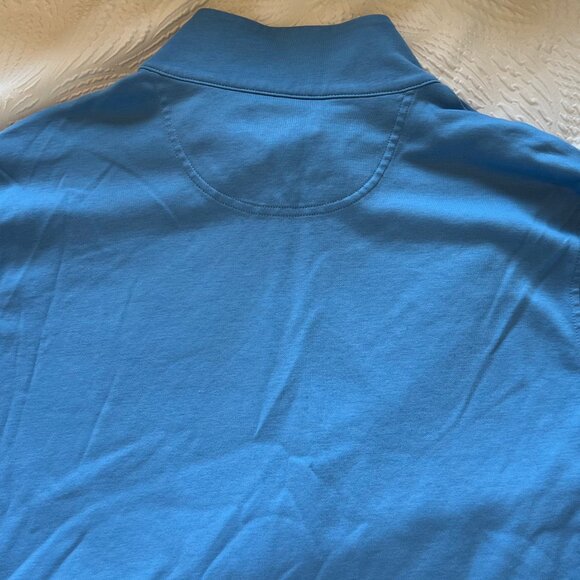 Men's Nordstrom Sky Blue 1/4 Zip Pullover Jacket Size XL Used/Great Condition - Picture 4 of 6